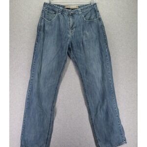 Rock & Roll Cowboy Jeans Mens 36x38 Tuf Cooper Competition Western Denim Blue